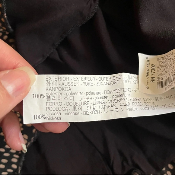 β«οΈ ZARA Polka Dot Long Sleeve Dress βͺοΈ - Picture 9 of 9